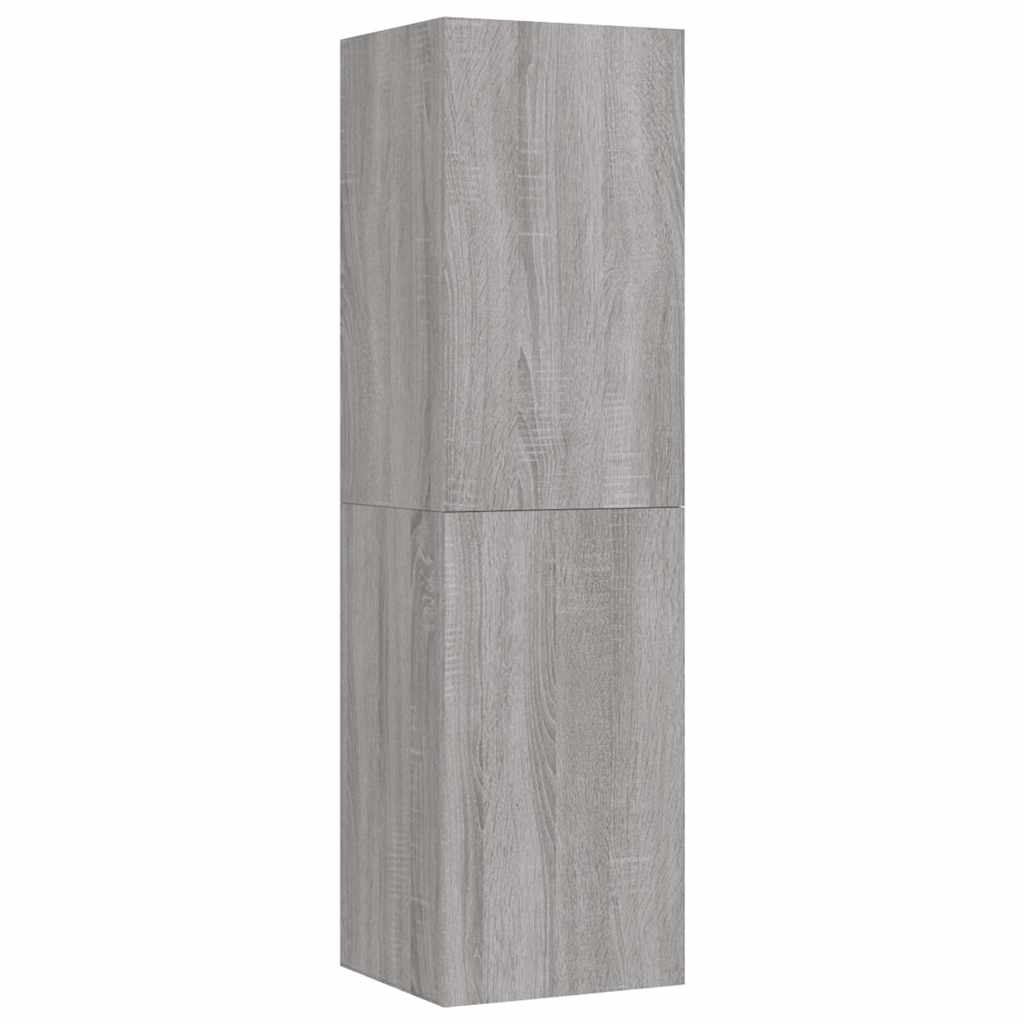 Vidaxl tv-wandmeubel 30,5x30x110 cm grijs sonoma eikenkleurig