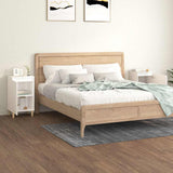 Vidaxl nachtkastjes 2 st 40x35x70 cm bewerkt hout hoogglans wit