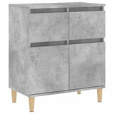 Vidaxl dressoir 60x35x70 cm bewerkt hout betongrijs