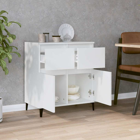 Vidaxl dressoir 60x35x70 cm bewerkt hout wit