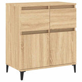 Vidaxl dressoir 60x35x70 cm bewerkt hout sonoma eikenkleurig