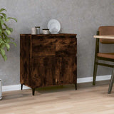 Vidaxl dressoir 60x35x70 cm bewerkt hout gerookt eikenkleurig