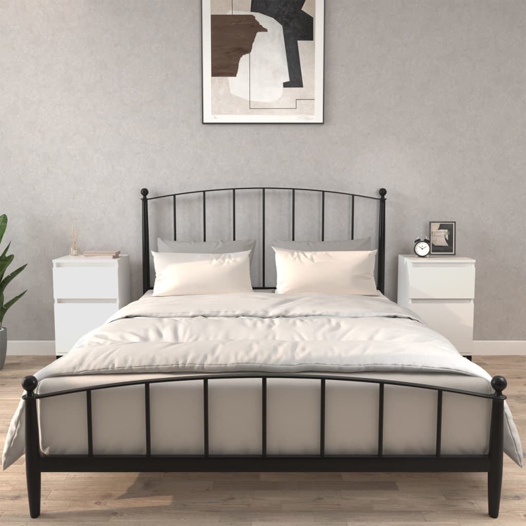 Vidaxl nachtkastjes 2 st 40x35x70 cm wit