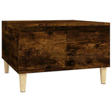 Vidaxl salontafel 55x55x36,5 cm bewerkt hout gerookt eikenkleurig