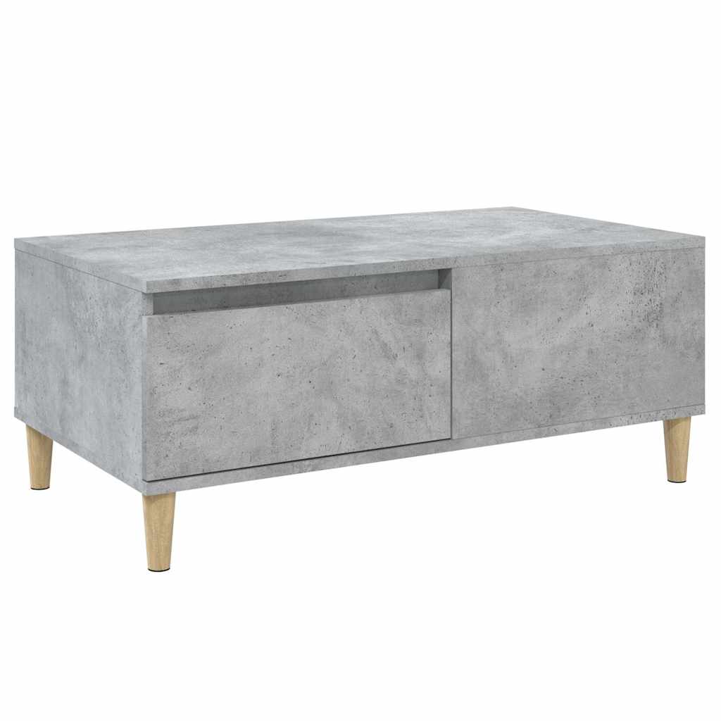 Vidaxl salontafel 90x50x36,5 cm bewerkt hout betongrijs