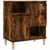 Vidaxl dressoir 60x35x70 cm bewerkt hout gerookt eikenkleurig