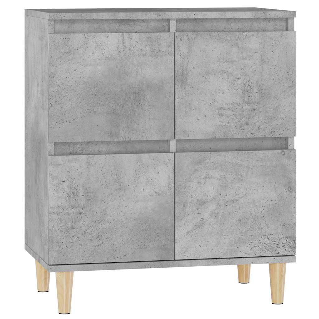Vidaxl dressoir 60x35x70 cm bewerkt hout betongrijs