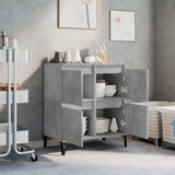 Vidaxl dressoir 60x35x70 cm bewerkt hout betongrijs