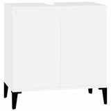 Vidaxl wastafelkast 58x33x60 cm bewerkt hout wit
