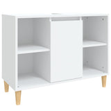 Vidaxl wastafelkast 80x33x60 cm bewerkt hout wit
