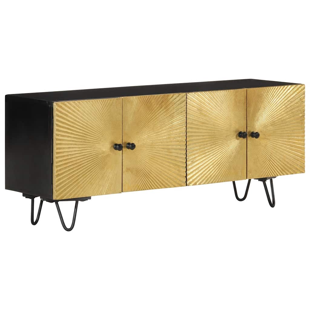Vidaxl tv-meubel 110x30x45 cm massief mangohout