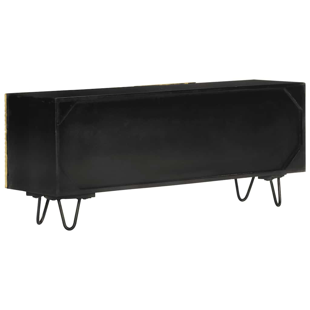 Vidaxl tv-meubel 110x30x45 cm massief mangohout