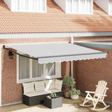 Vidaxl handmatige luifel frame 3,5 x 2,5 m antraciet