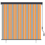Vidaxl rolgordijn geel en blauw 180 x 250 cm stof en aluminium