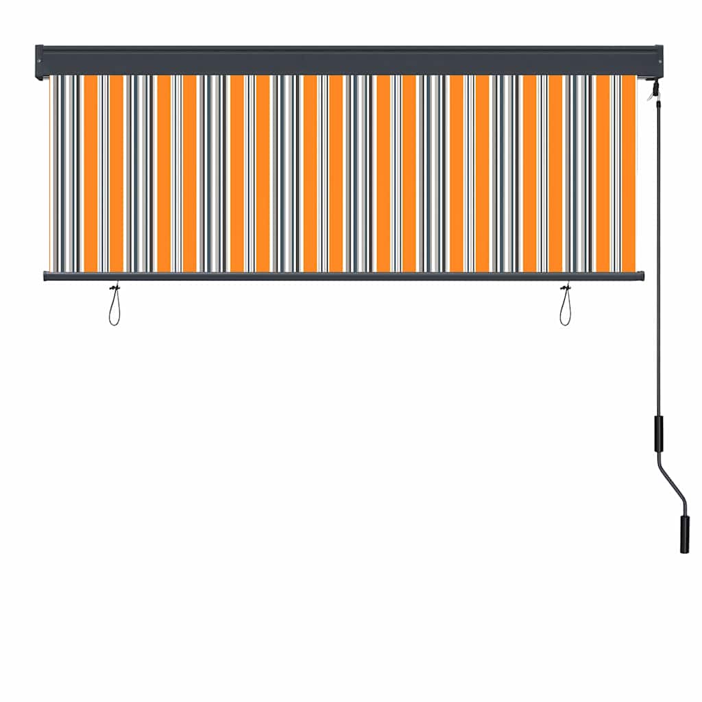 Vidaxl rolgordijn geel en blauw 180 x 250 cm stof en aluminium