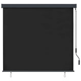 Vidaxl rolgordijn gestreept antraciet 180 x 250 cm stof en aluminium
