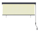 Vidaxl rolgordijn met gordijnen crème 180 x 250 cm stof en aluminium