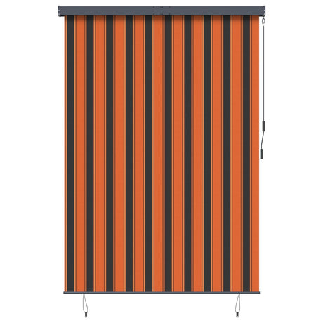 Vidaxl rolgordijn oranje en bruin 180 x 250 cm stof en aluminium