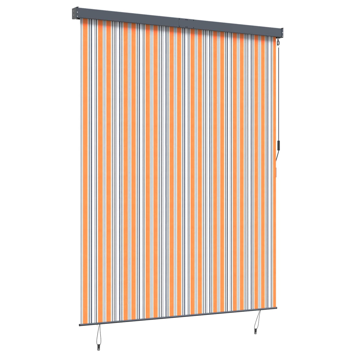 Vidaxl rolgordijn geel en blauw 200 x 250 cm stof en aluminium