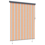 Vidaxl rolgordijn geel en blauw 200 x 250 cm stof en aluminium
