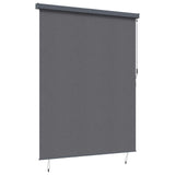 Vidaxl rolgordijn gestreept antraciet 200 x 250 cm stof en aluminium
