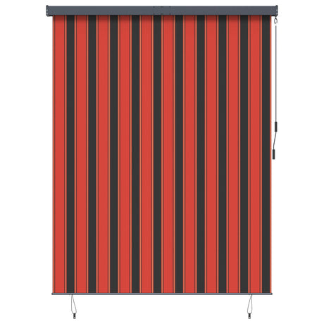 Vidaxl rolgordijn oranje en bruin 220 x 250 cm stof en aluminium