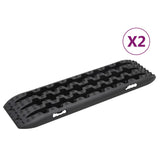 Vidaxl Gripplates 2 ST 106x30.5x7 CM Nylon Negro