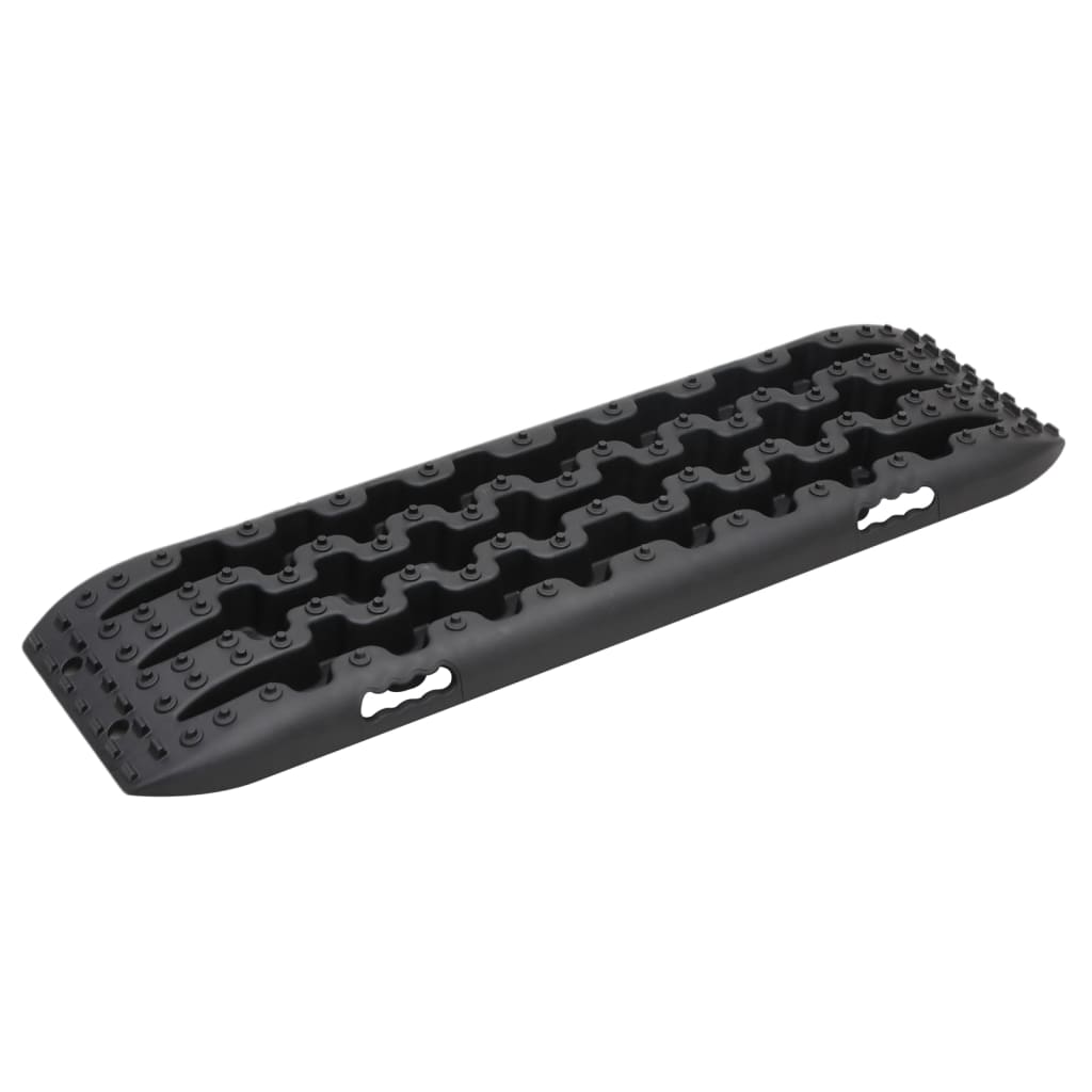 Vidaxl Gripplates 2 ST 106x30.5x7 CM Nylon Negro