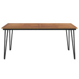 Vidaxl tuintafel met haarspeldpoten 180x90x75 cm massief acaciahout