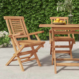Vidaxl opklapbare stoelen, 2 stuks, 56x63x90 cm, massief teakhout