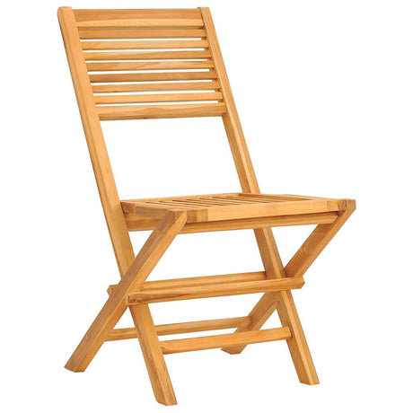 Vidaxl opklapbare stoelen, 2 stuks, 47x62x90 cm, massief teakhout