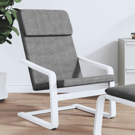Vidaxl relaxstoel stof donkergrijs