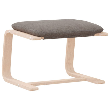 Vidaxl voetenbank 51x41x40 cm stof taupe