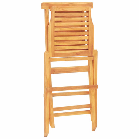 Vidaxl klapstoelen, 4 stuks, 47x63x90 cm, massief teakhout
