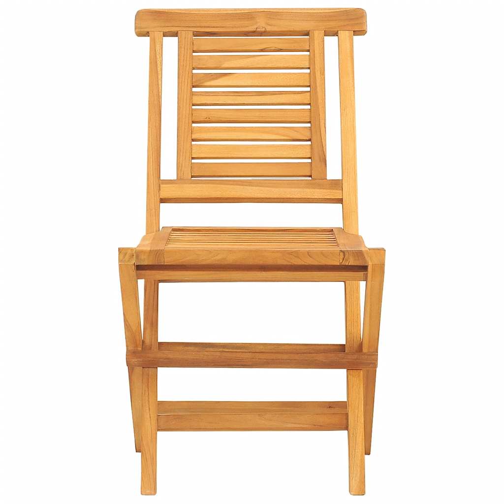 Vidaxl klapstoelen, 4 stuks, 47x63x90 cm, massief teakhout