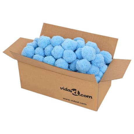 Vidaxl Piscine Filtre Balles antibactériennes 1400 G Bleu en polyéthylène