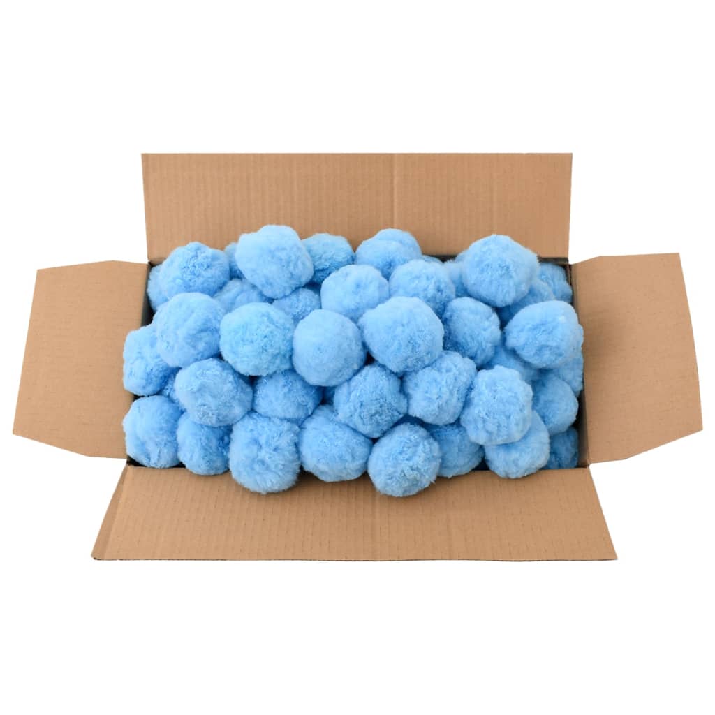 Vidaxl Swimming Pool Filter Balls Antibacterial 2100 g polyethylenblå