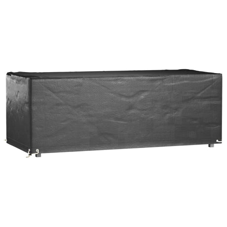 Vidaxl tuinmeubelhoezen 2 st 8 oogjes rechthoekig 192x82x65 cm