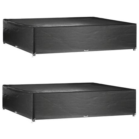 Vidaxl tuinmeubelhoezen 2 st 16 oogjes vierkant 240x240x55 cm