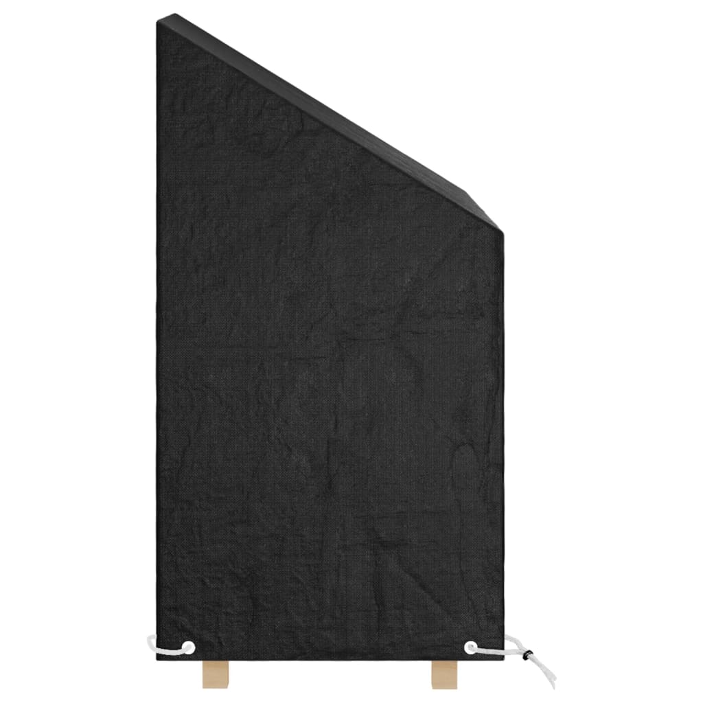 Vidaxl tuinstoelhoezen 2 st met 8 oogjes 65x65x80 120 cm polyetheen