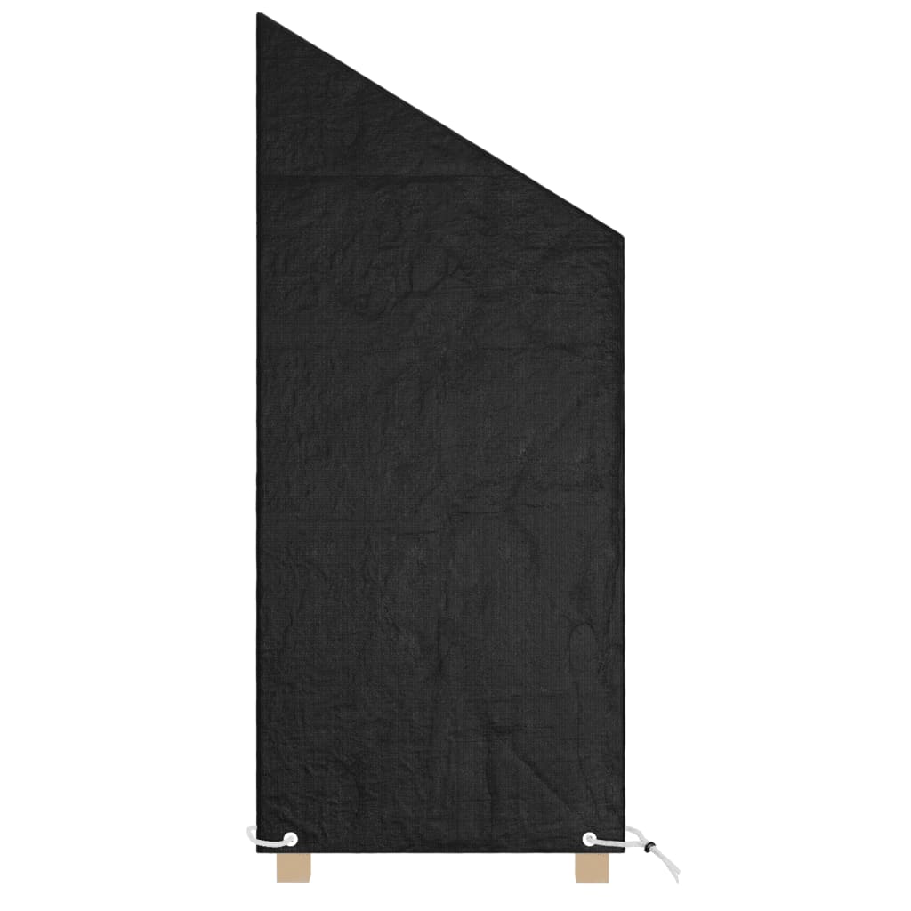 Vidaxl tuinstoelhoezen 2 st met 8 oogjes 65x65x110 150 cm polyetheen