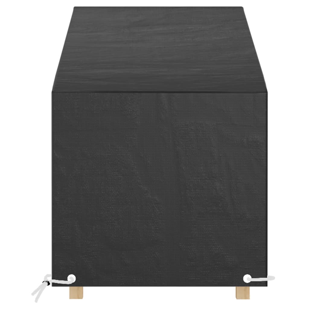 Vidaxl ligbedhoezen 2 st met 12 oogjes 205x75x40 70 cm polyetheen
