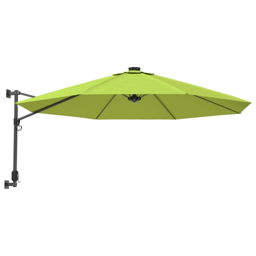 Vidaxl Wall Parasol 290 cm Apple Green