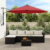 Vidaxl Wall Parasol 290 cm jasnoczerwony