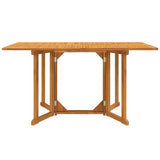 Vidaxl tuintafel inklapbaar 150x90x75 cm massief teakhout
