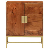 Vidaxl dressoir 60x35x75 cm massief acaciahout