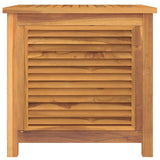 Vidaxl tuinbox met zak 60x50x58 cm massief teakhout