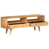 Vidaxl tv-meubel 110x30x41 cm massief mangohout