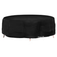 Vidaxl tuinmeubelhoes eilandlounge 10 oogjes rond ø 236x67 cm