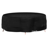Vidaxl tuinmeubelhoes eilandlounge 10 oogjes rond ø 236x67 cm